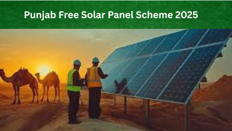 Punjab Free Solar Panel Scheme 2025 – Apply Online & Check Eligibility